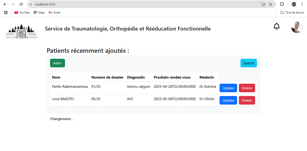 STORF Patient Management System